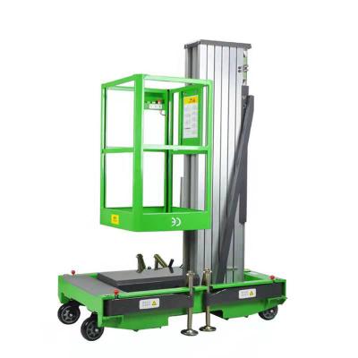 Single Mast Aluminum Alloy Lift Vertical